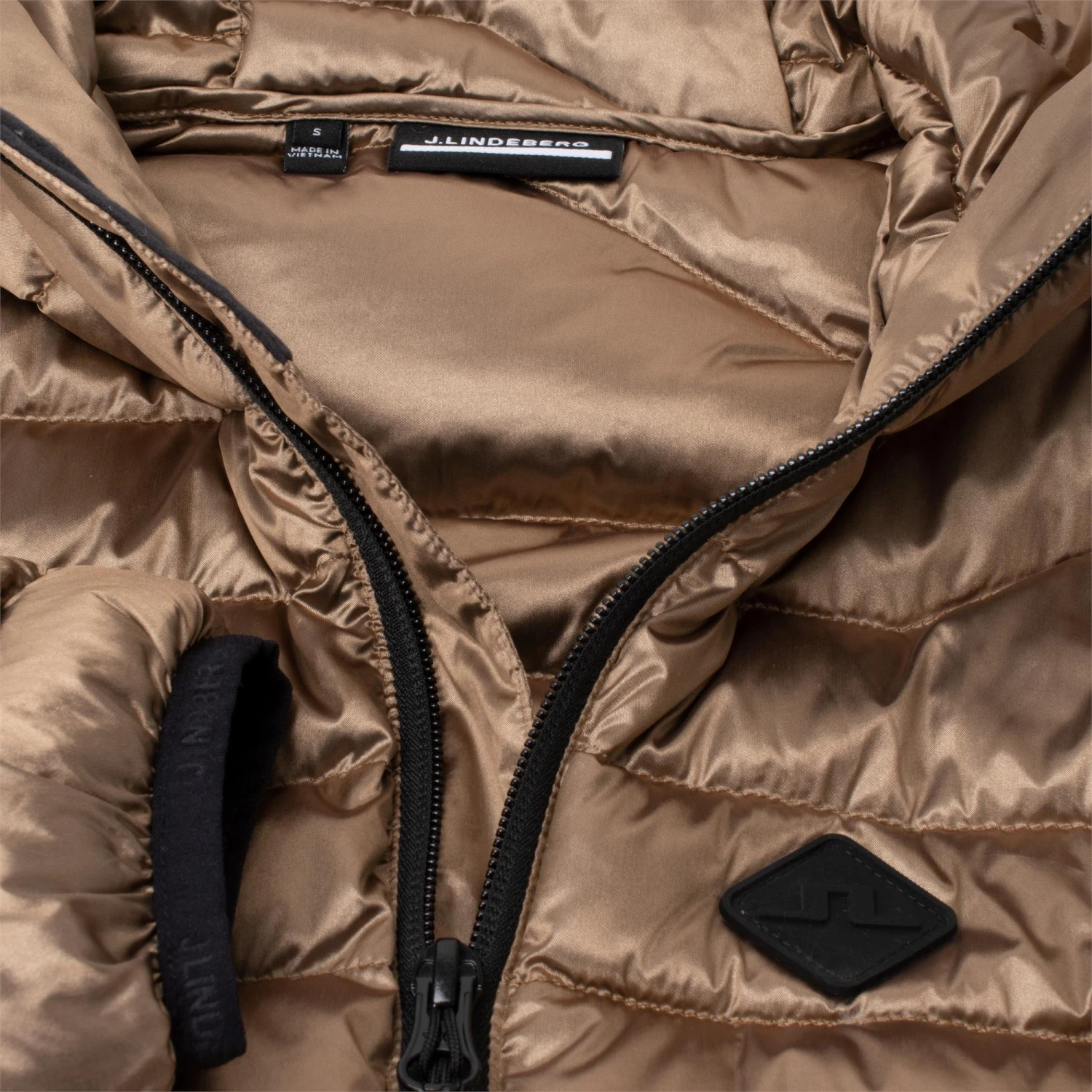 J.Lindeberg J Lindeberg Cliff Light Down Ladies Parka Tiger Brown 6 J.Lindeberg J Lindeberg Cliff Light Down Ladies Parka Tiger Brown - Image 4