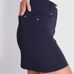 Green Lamb Tatum Ladies Golf Skort Navy 47 CM 15 Green Lamb Tatum Ladies Golf Skort Navy 47 CM -Teepeg Store image382677645