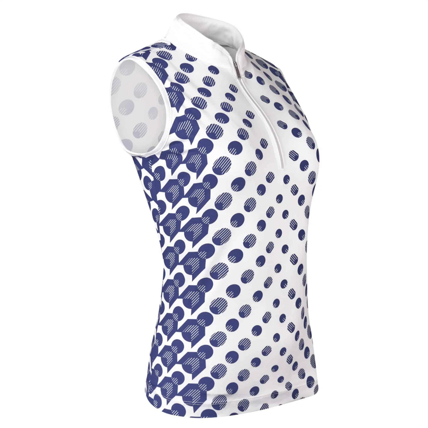 Tail Draya Ladies Sleeveless Golf Polo Shirt Jaguar Geo 5 Tail Draya Ladies Sleeveless Golf Polo Shirt Jaguar Geo - Image 3