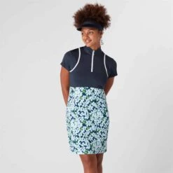Swing Out Sister Bloom Cap Sleeve Ladies Golf Dress Daisy Chain -Teepeg Store image383665504