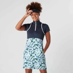 Swing Out Sister Bloom Cap Sleeve Ladies Golf Dress Daisy Chain -Teepeg Store image383665506
