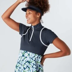 Swing Out Sister Bloom Cap Sleeve Ladies Golf Dress Daisy Chain -Teepeg Store image383665508