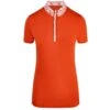 Swing Out Sister Clarissa Cap Sleeve Ladies Golf Polo Shirt Lucious Red -Teepeg Store image383666545