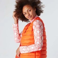 Swing Out Sister Penny Ladies Golf Vest Luscious Red -Teepeg Store image383668603