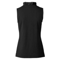 Daily Sports Patrice Ladies Sleeveless Golf Polo Black -Teepeg Store image385319373