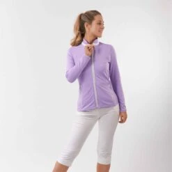Pure Golf Mist Ladies Golf Jacket Lilac 11 Pure Golf Mist Ladies Golf Jacket Lilac -Teepeg Store image385562940