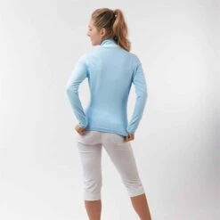 Pure Golf Mist Ladies Golf Jacket Pale Blue -Teepeg Store image385563308