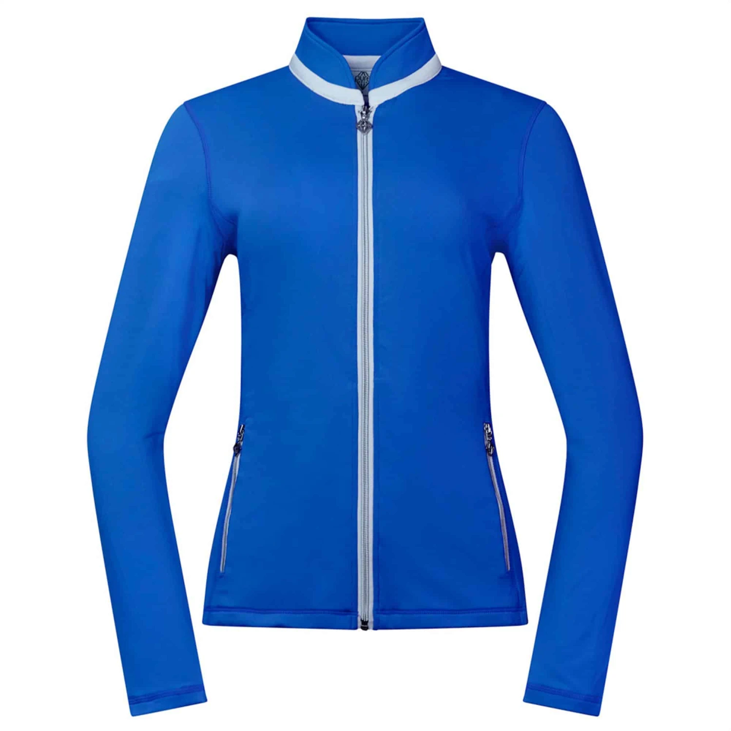 Pure Golf Mist Ladies Golf Jacket Royal Blue 3 Pure Golf Mist Ladies Golf Jacket Royal Blue
