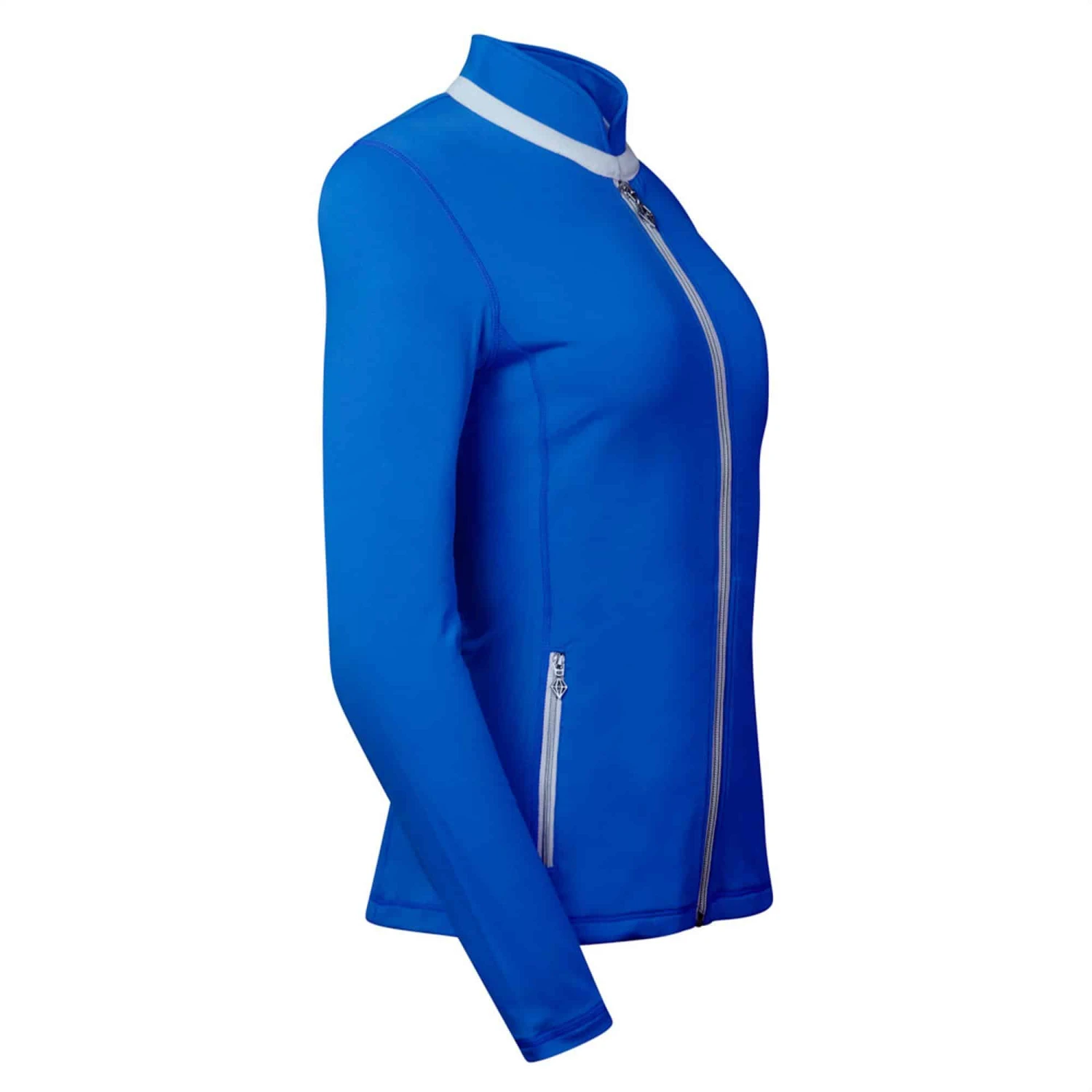 Pure Golf Mist Ladies Golf Jacket Royal Blue 4 Pure Golf Mist Ladies Golf Jacket Royal Blue - Image 2