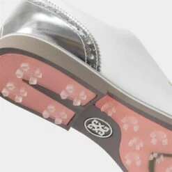 Ladies G/FORE Cap Toe Gallivanter Golf Shoe Snow -Teepeg Store image385719457