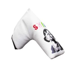 Banksy Smile Blade Putter Headcover White