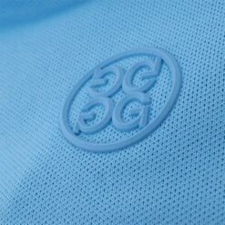 G/FORE Essential Tech Pique Mens Polo Shirt Cielo -Teepeg Store image386039259