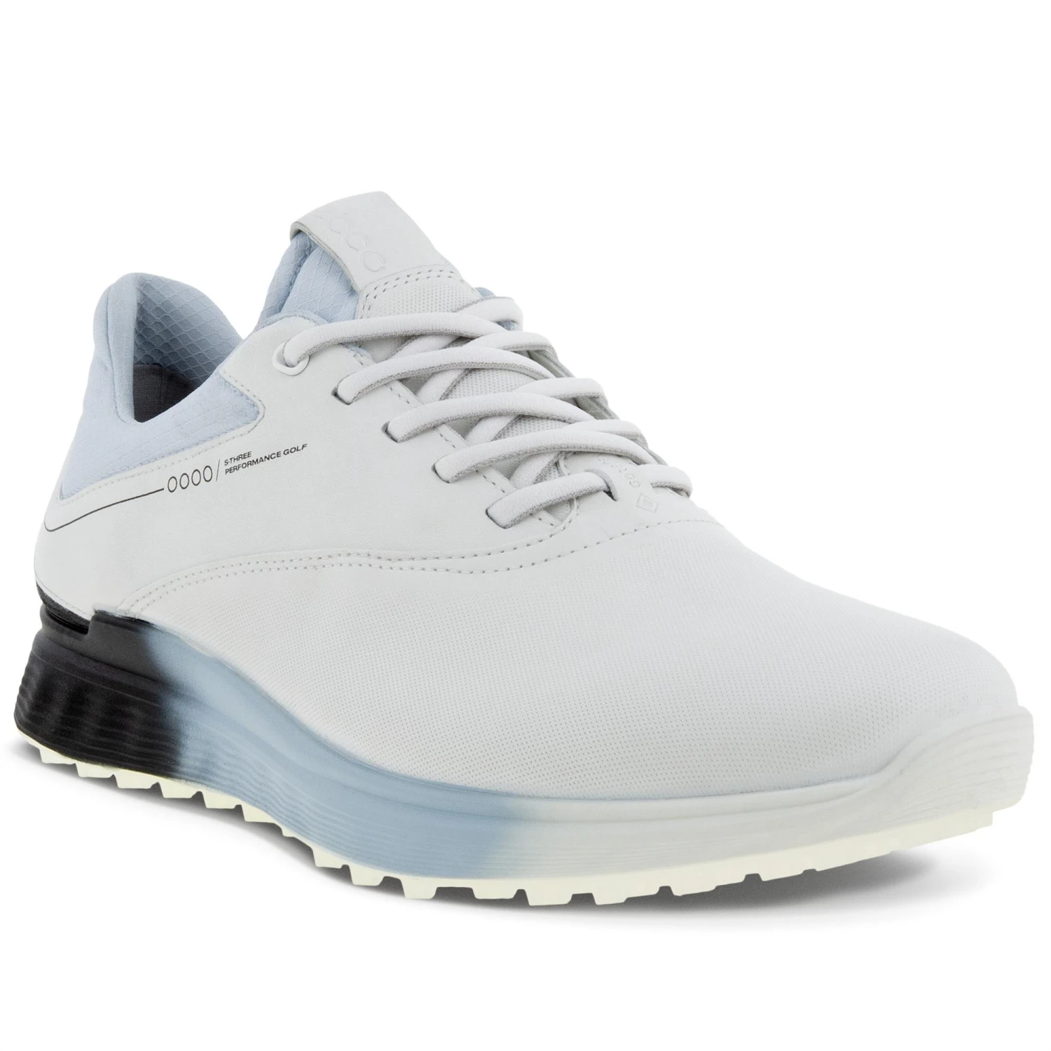 Ecco S-Three Gore-Tex Mens Golf Shoe White/Black/Air 4 Ecco S-Three Gore-Tex Mens Golf Shoe White/Black/Air - Image 2