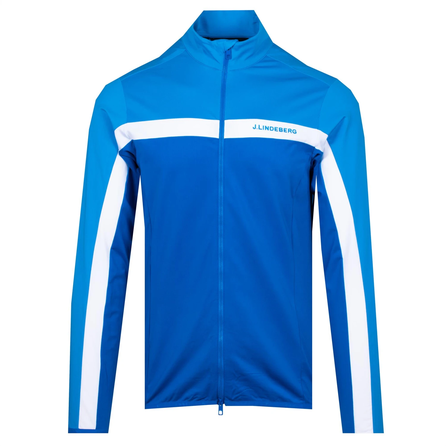 J.Lindeberg J Lindeberg Jarvis Mens Golf Mid Layer Brilliant Blue 4 J.Lindeberg J Lindeberg Jarvis Mens Golf Mid Layer Brilliant Blue - Image 2