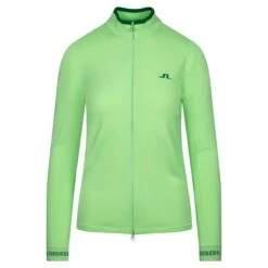 J.Lindeberg J Lindeberg Almaida Knitted Ladies Golf Sweater Patina Green