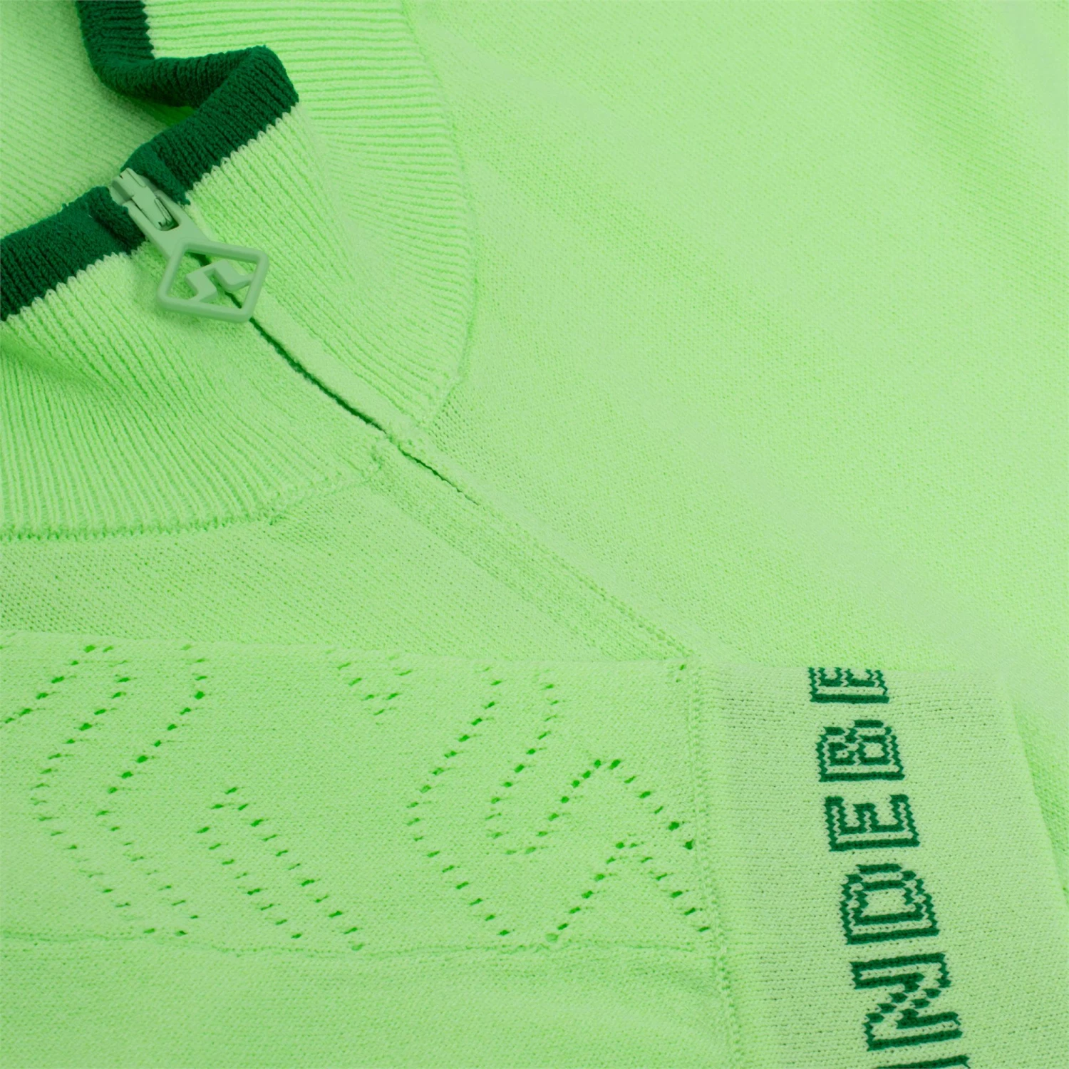 J.Lindeberg J Lindeberg Almaida Knitted Ladies Golf Sweater Patina Green 5 J.Lindeberg J Lindeberg Almaida Knitted Ladies Golf Sweater Patina Green - Image 3