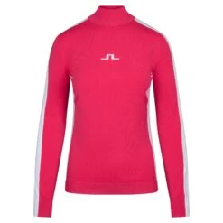J.Lindeberg J Lindeberg Adia Knitted Ladies Golf Sweater Azalea