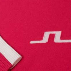 J.Lindeberg J Lindeberg Adia Knitted Ladies Golf Sweater Azalea -Teepeg Store image386935062