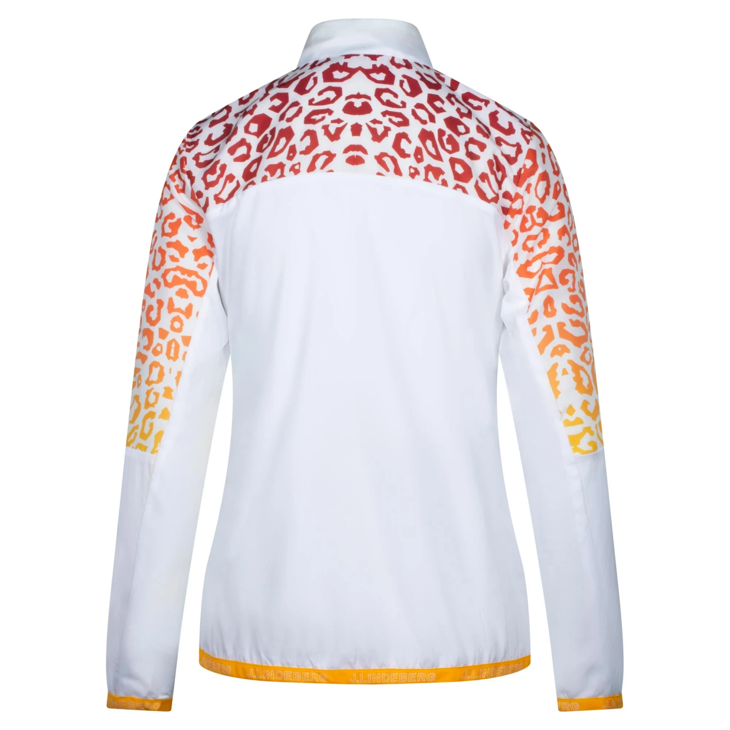 J.Lindeberg J Lindeberg Tenley Print Ladies Golf Jacket White 4 J.Lindeberg J Lindeberg Tenley Print Ladies Golf Jacket White - Image 2