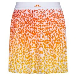 J.Lindeberg J Lindeberg Binx Print Ladies Golf Skirt Leo Reflect Sunset