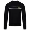 Boss Righam Knit Sweatshirt Black -Teepeg Store image387266701