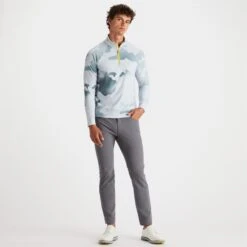 G/FORE Gradient Camo Quarter Zip Mens Golf Mid Layer Nimbus 12 G/FORE Gradient Camo Quarter Zip Mens Golf Mid Layer Nimbus -Teepeg Store image387487002