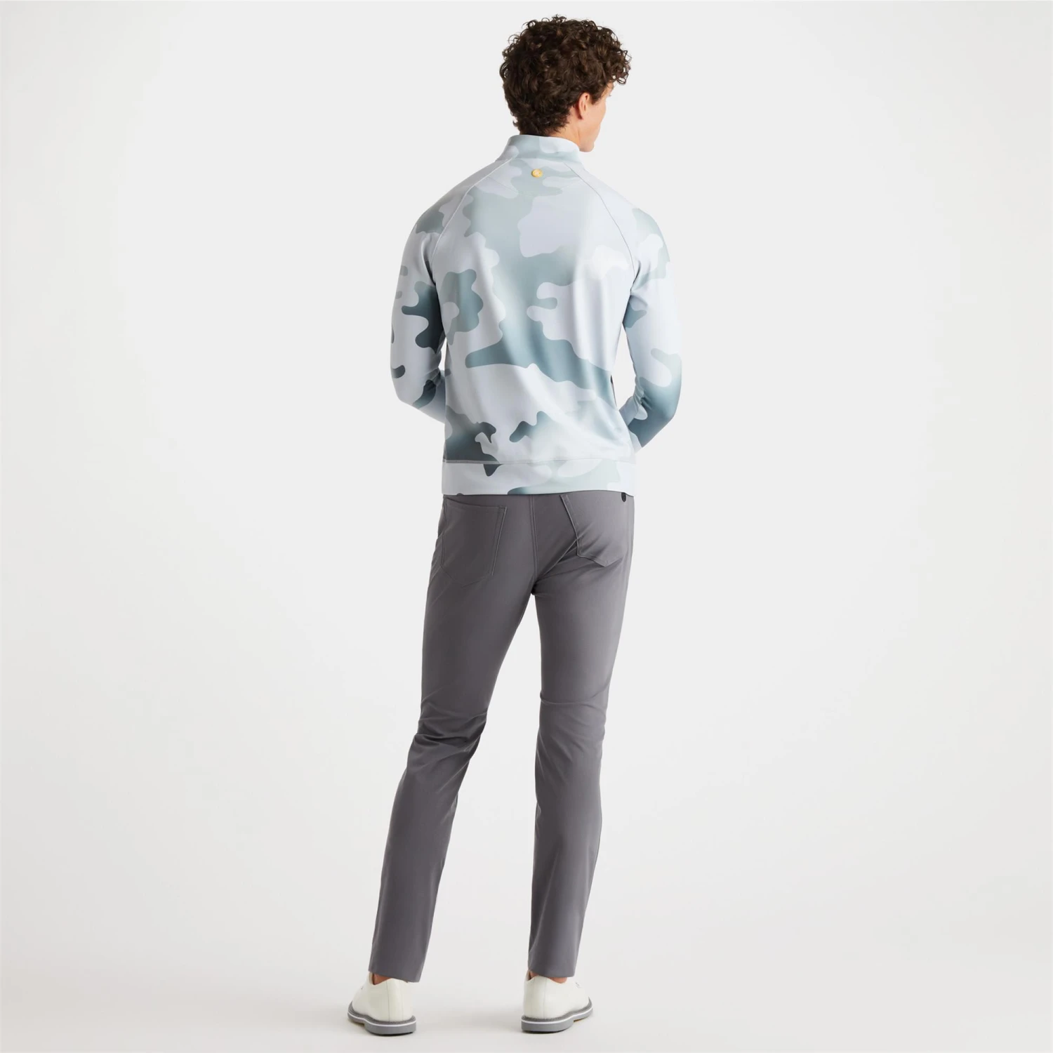 G/FORE Gradient Camo Quarter Zip Mens Golf Mid Layer Nimbus 7 G/FORE Gradient Camo Quarter Zip Mens Golf Mid Layer Nimbus - Image 5