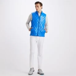 G/FORE Wool Lined Mens Puffer Vest Racer 12 G/FORE Wool Lined Mens Puffer Vest Racer -Teepeg Store image387489250