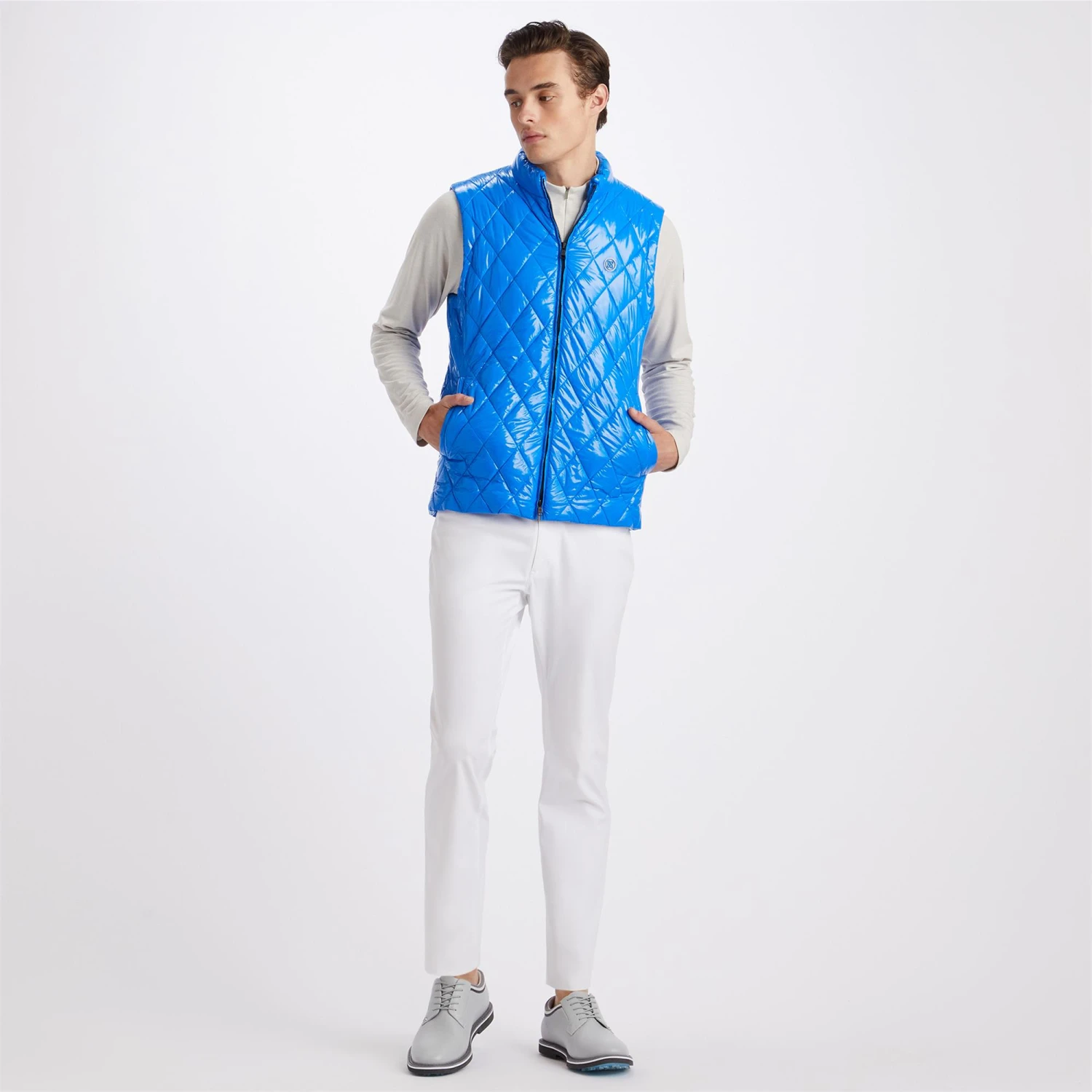 G/FORE Wool Lined Mens Puffer Vest Racer 6 G/FORE Wool Lined Mens Puffer Vest Racer - Image 4