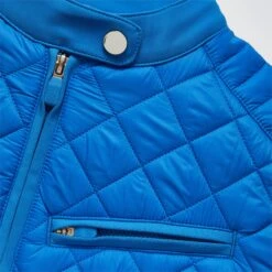 G/FORE Hybrid Moto Golf Jacket Cerulean -Teepeg Store image387647288