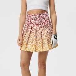 J.Lindeberg J Lindeberg Adina Leo Print Ladies Golf Skirt -Teepeg Store image389793715