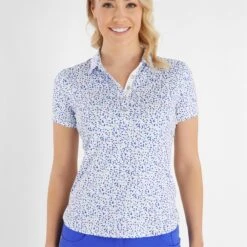 Green Lamb Melanie Printed Ladies Golf Polo Shirt Terrazzo Print 11 Green Lamb Melanie Printed Ladies Golf Polo Shirt Terrazzo Print -Teepeg Store image390155158