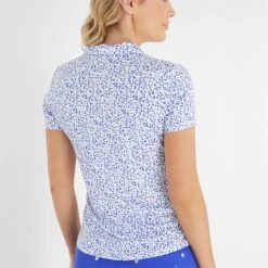 Green Lamb Melanie Printed Ladies Golf Polo Shirt Terrazzo Print 12 Green Lamb Melanie Printed Ladies Golf Polo Shirt Terrazzo Print -Teepeg Store image390155160