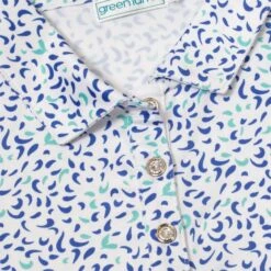 Green Lamb Melanie Printed Ladies Golf Polo Shirt Terrazzo Print 15 Green Lamb Melanie Printed Ladies Golf Polo Shirt Terrazzo Print -Teepeg Store image390155166