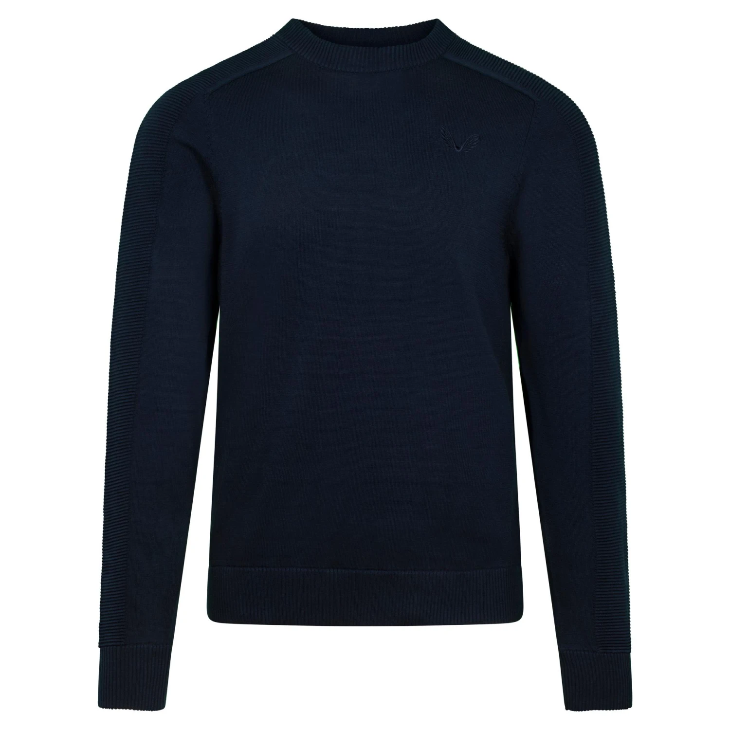 Castore Knitted Mens Crew Neck Golf Sweater Midnight Navy 3 Castore Knitted Mens Crew Neck Golf Sweater Midnight Navy