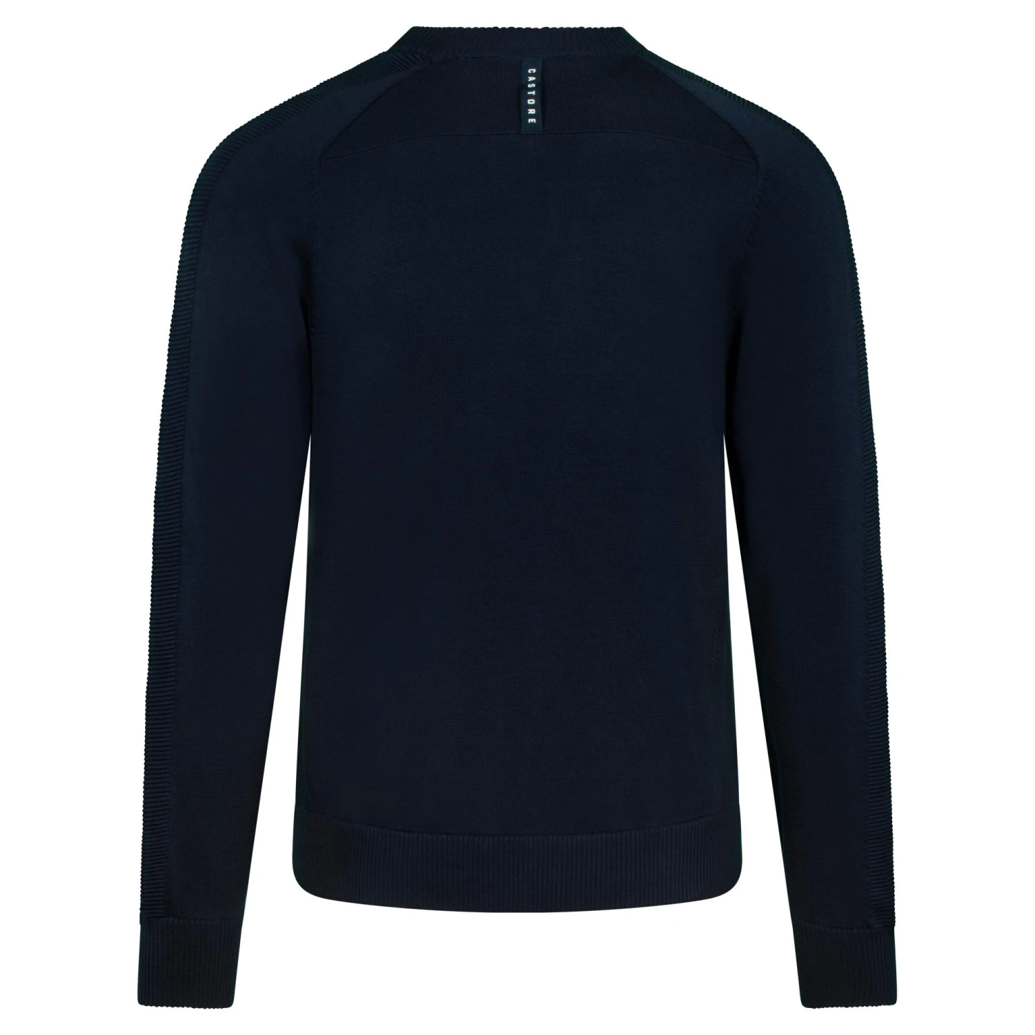 Castore Knitted Mens Crew Neck Golf Sweater Midnight Navy 4 Castore Knitted Mens Crew Neck Golf Sweater Midnight Navy - Image 2