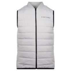 Castore Quilted Mens Golf Gilet Stone Grey