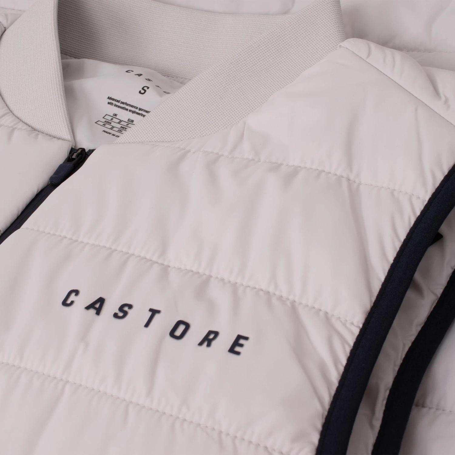 Castore Quilted Mens Golf Gilet Stone Grey 5 Castore Quilted Mens Golf Gilet Stone Grey - Image 3