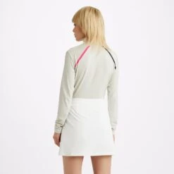 G/FORE Colour Block Luxe Ladies Golf Mid Layer Stone Heather 13 G/FORE Colour Block Luxe Ladies Golf Mid Layer Stone Heather -Teepeg Store image396705223