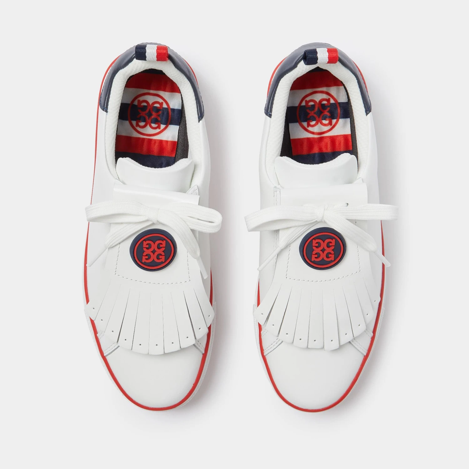 Ladies G/FORE Contrast Accent Kiltie Durf Ladies Golf Shoe Snow 5 Ladies G/FORE Contrast Accent Kiltie Durf Ladies Golf Shoe Snow - Image 3