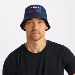 G/FORE Pray For Birdies Bucket Hat Twilight -Teepeg Store image396711921