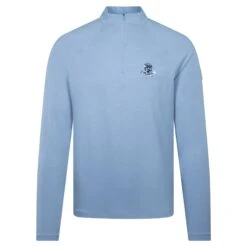 G/FORE Luxe Quarter Zip Mens Golf Mid Layer Drizzle