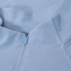 G/FORE Luxe Quarter Zip Mens Golf Mid Layer Drizzle -Teepeg Store image396753493