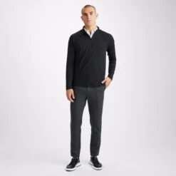 G/FORE Luxe Quarter Zip Mens Golf Mid Layer Onyx 11 G/FORE Luxe Quarter Zip Mens Golf Mid Layer Onyx -Teepeg Store image396753867