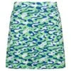 J.Lindeberg J Lindeberg Amelie Mid Print Ladies Golf Skirt Caldera Jade Cream -Teepeg Store image397066952