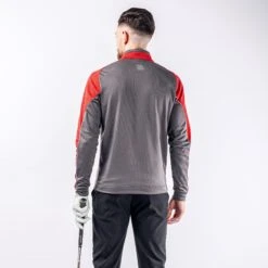 Galvin Green Daxton Insula Mens Golf Mid Layer Forged Iron/Red/White -Teepeg Store image397132113