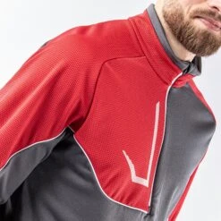 Galvin Green Daxton Insula Mens Golf Mid Layer Forged Iron/Red/White -Teepeg Store image397132117