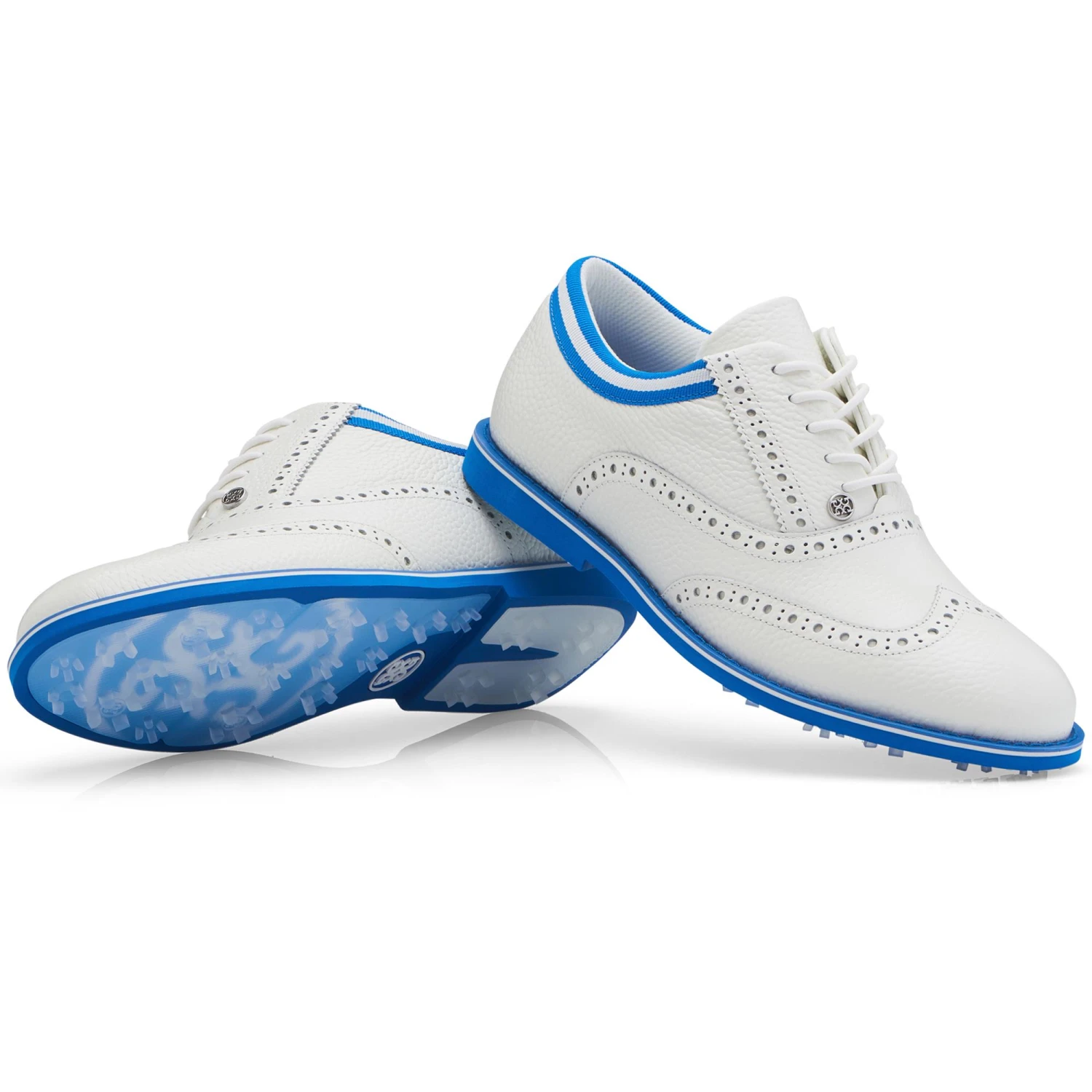 G/Fore Grosgrain Brogue Gallivanter Ladies Golf Shoes Snow/Racer 3 G/Fore Grosgrain Brogue Gallivanter Ladies Golf Shoes Snow/Racer