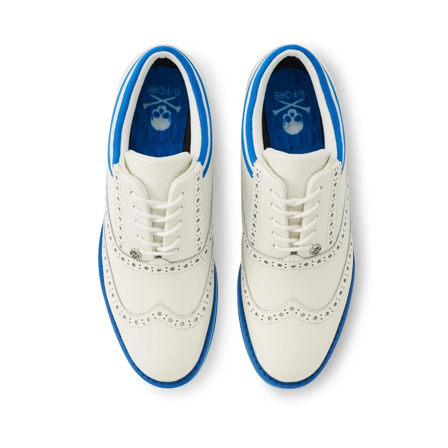 G/Fore Grosgrain Brogue Gallivanter Ladies Golf Shoes Snow/Racer 4 G/Fore Grosgrain Brogue Gallivanter Ladies Golf Shoes Snow/Racer - Image 2