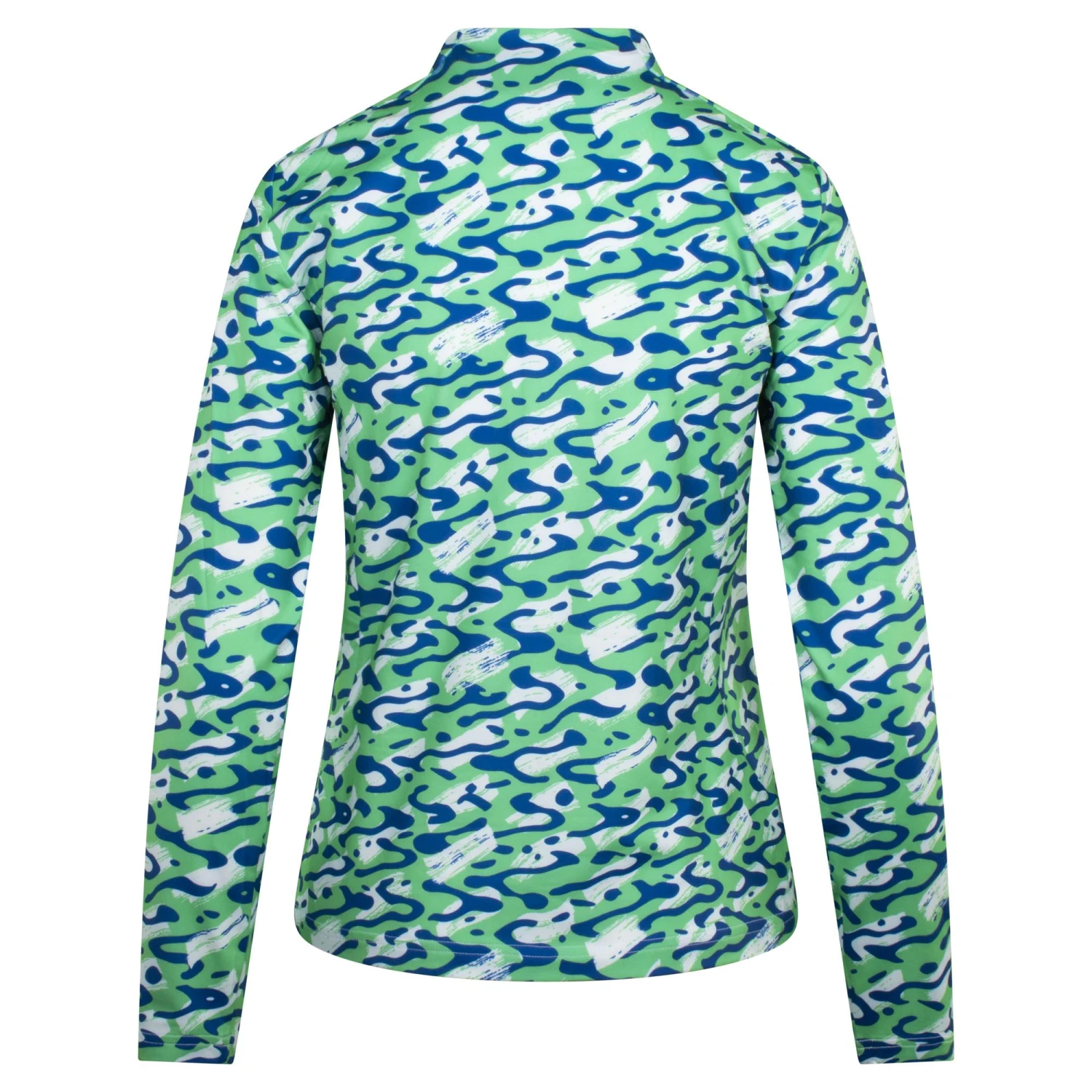 J.Lindeberg J Lindeberg Marilyn Half Zip Ladies Golf Mid Layer Caldera Jade Cream 4 J.Lindeberg J Lindeberg Marilyn Half Zip Ladies Golf Mid Layer Caldera Jade Cream - Image 2